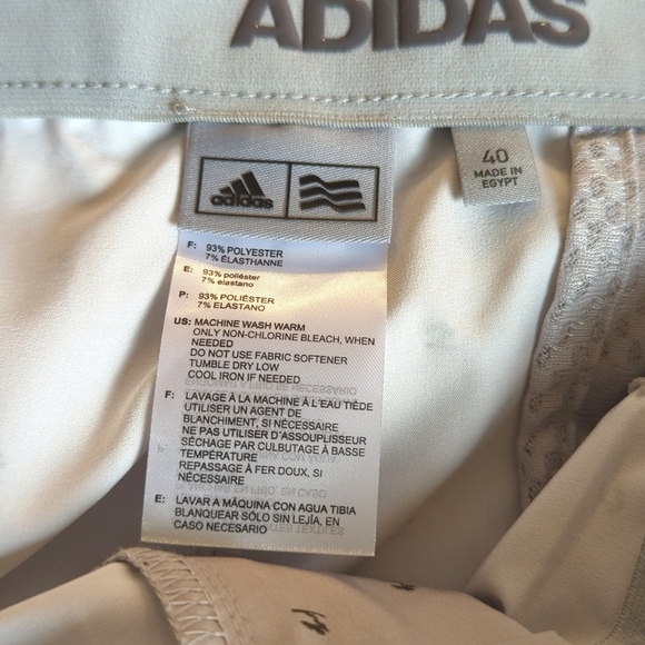 Adidas Tree Print Shorts Woven Grey 2 Ultimate 365 Men's Size 40 - Picture 12 of 16